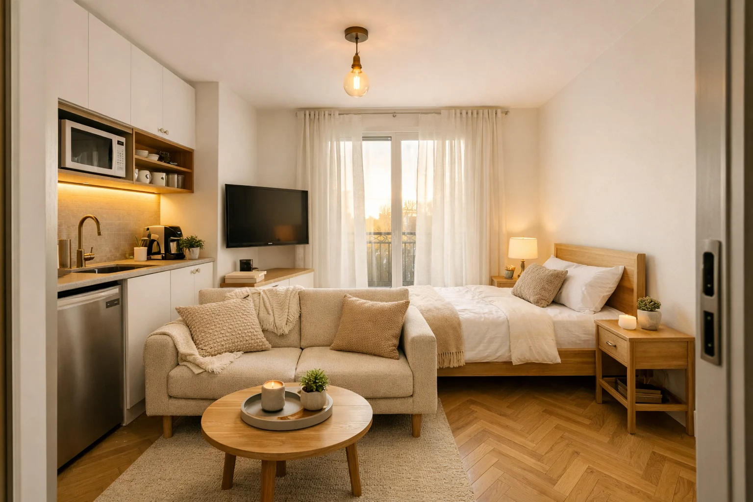 Voll möbliertes Apartment