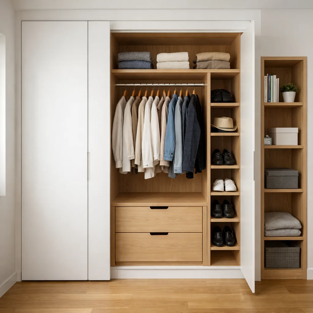 Eingebauter Stauraum